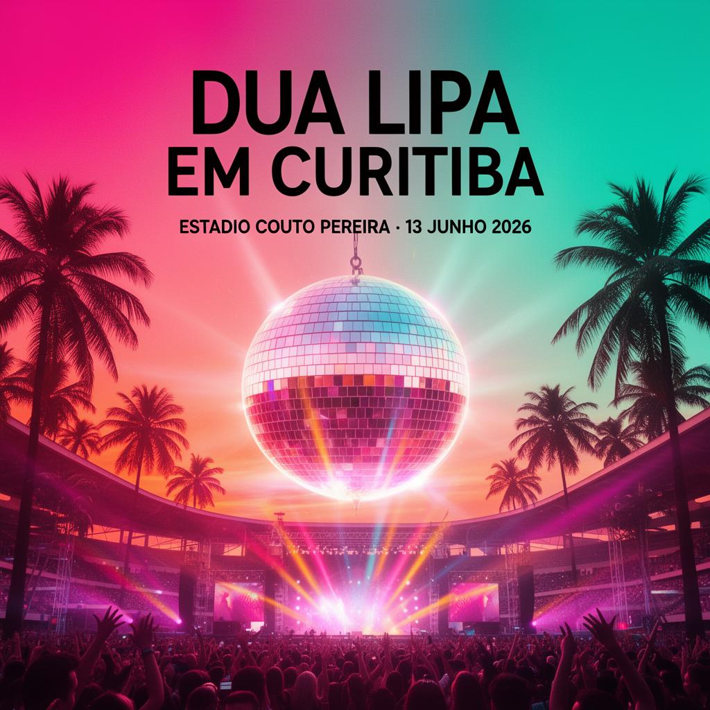 Dua Lipa in Curitiba
