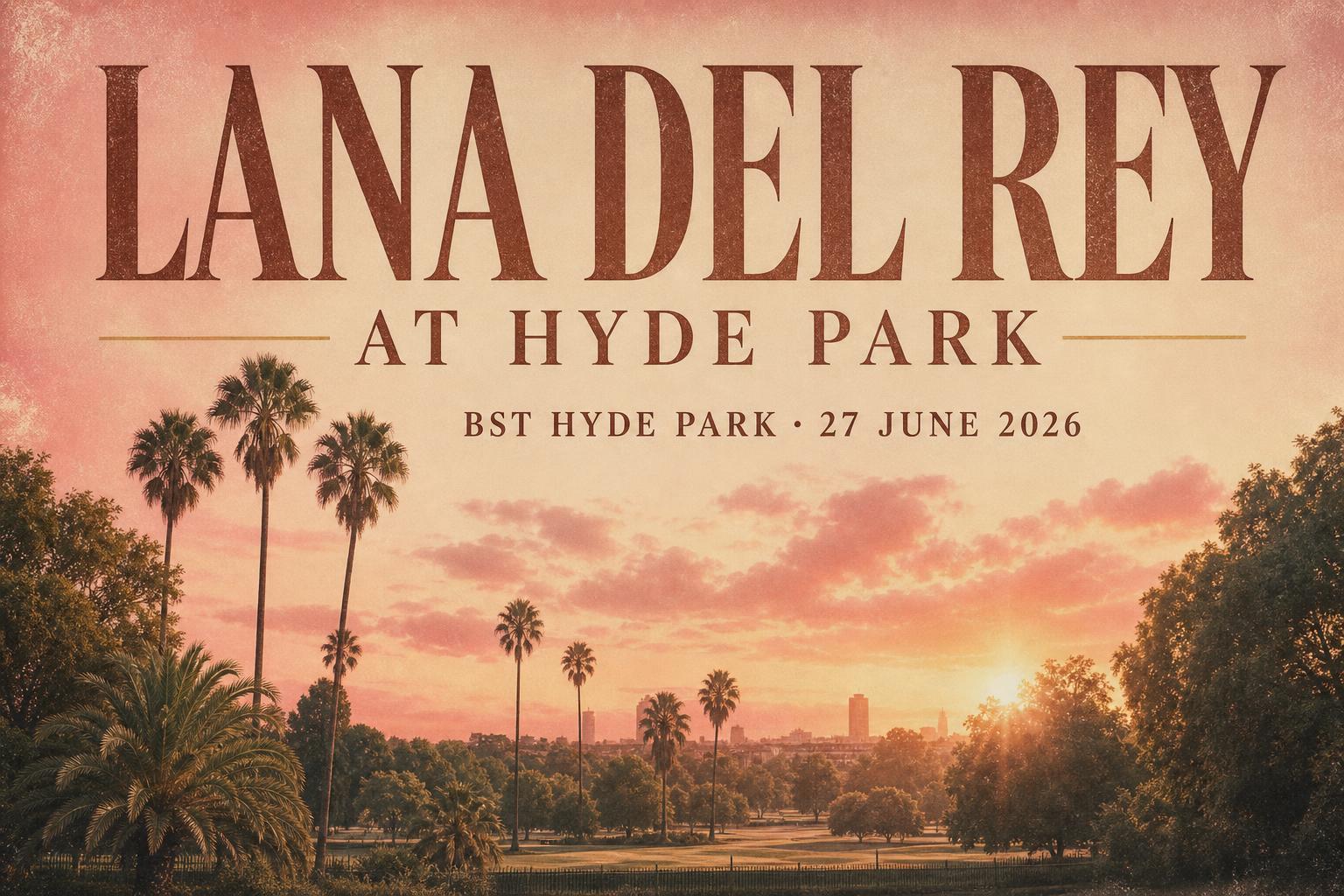 Lana Del Rey at Hyde Park