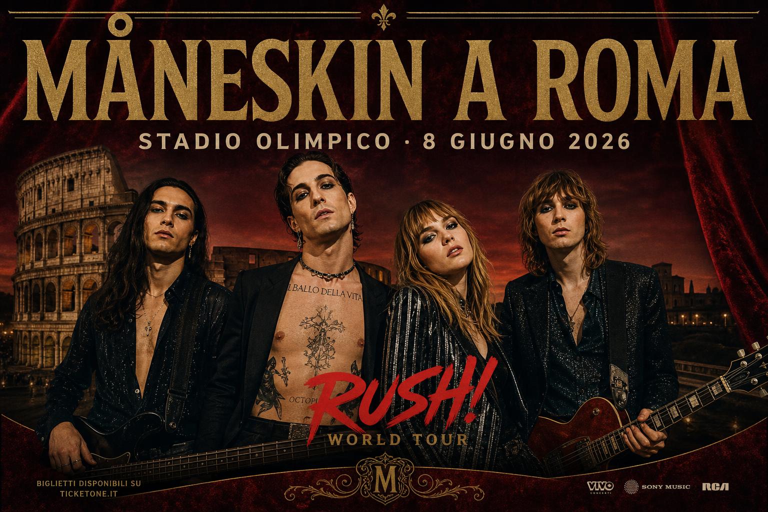 Måneskin in Rome