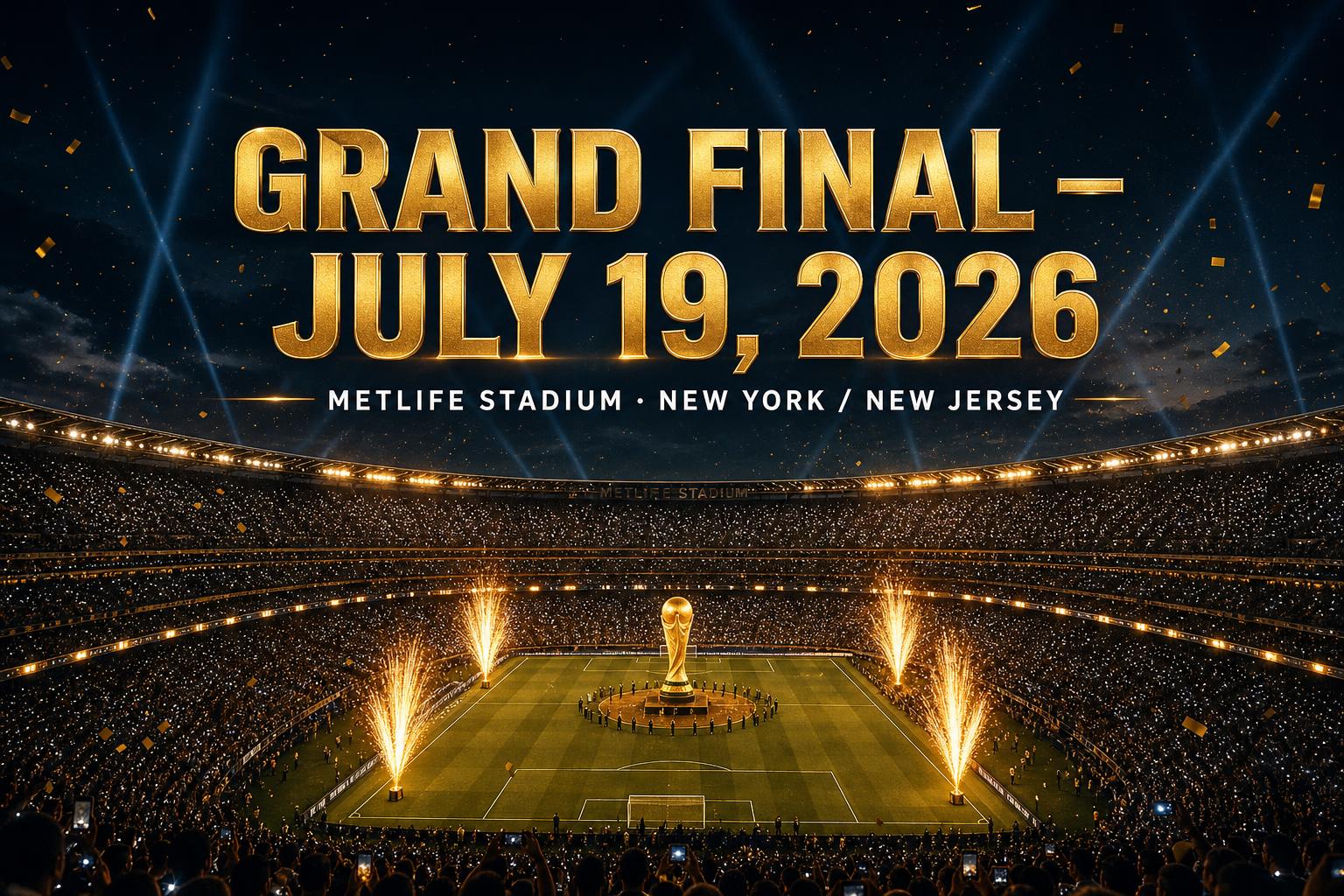 🏆 FIFA World Cup 2026 — Grand Final