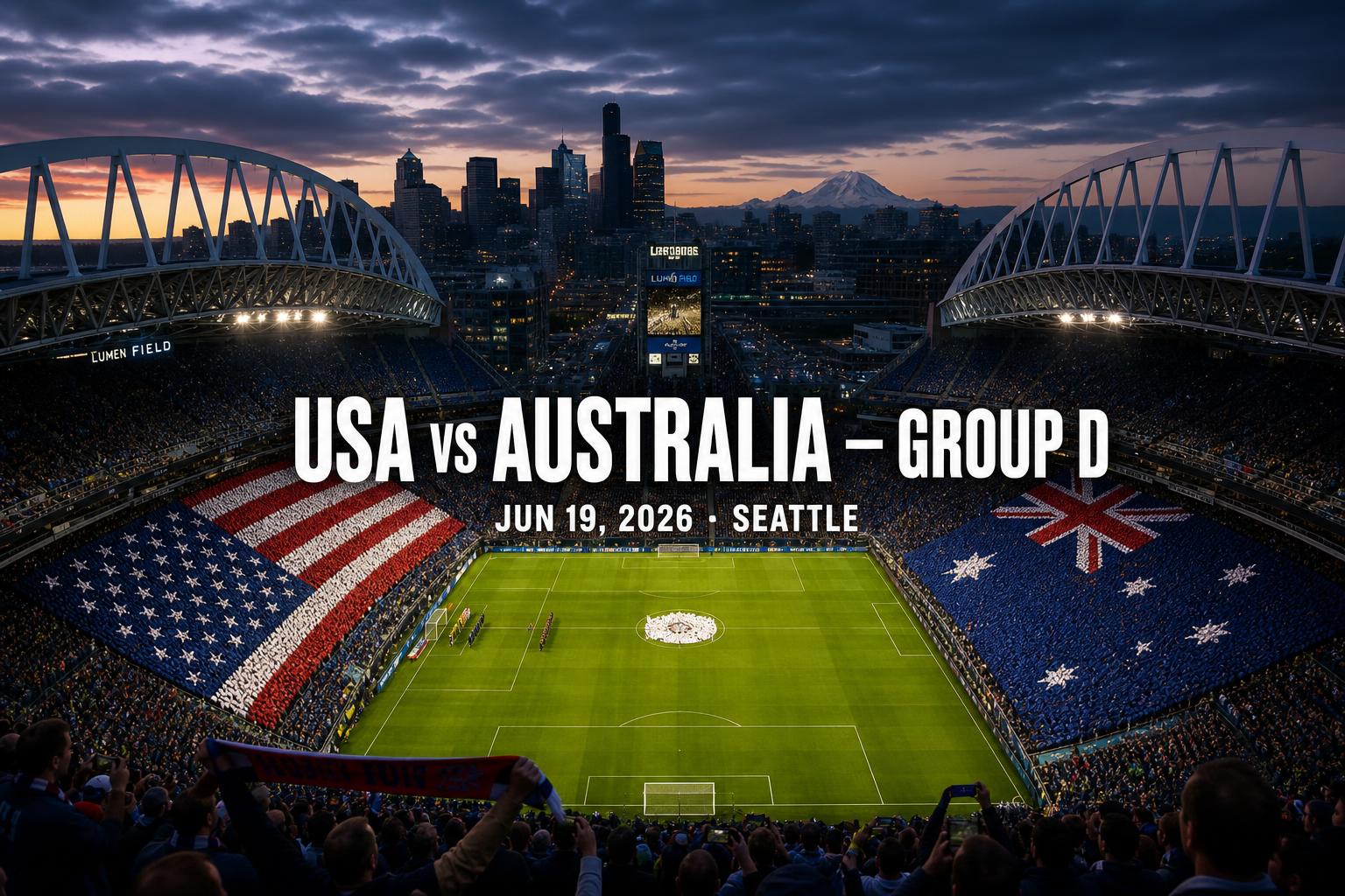World Cup 2026 — USA vs Australia (Group D — Match 2)
